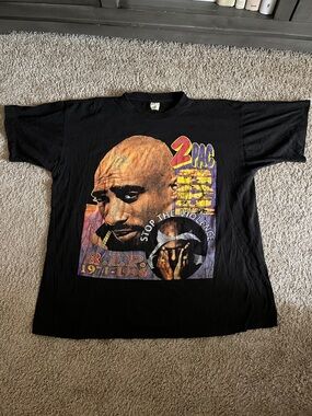Rare Vintage 90s 2Pac Rap Tee